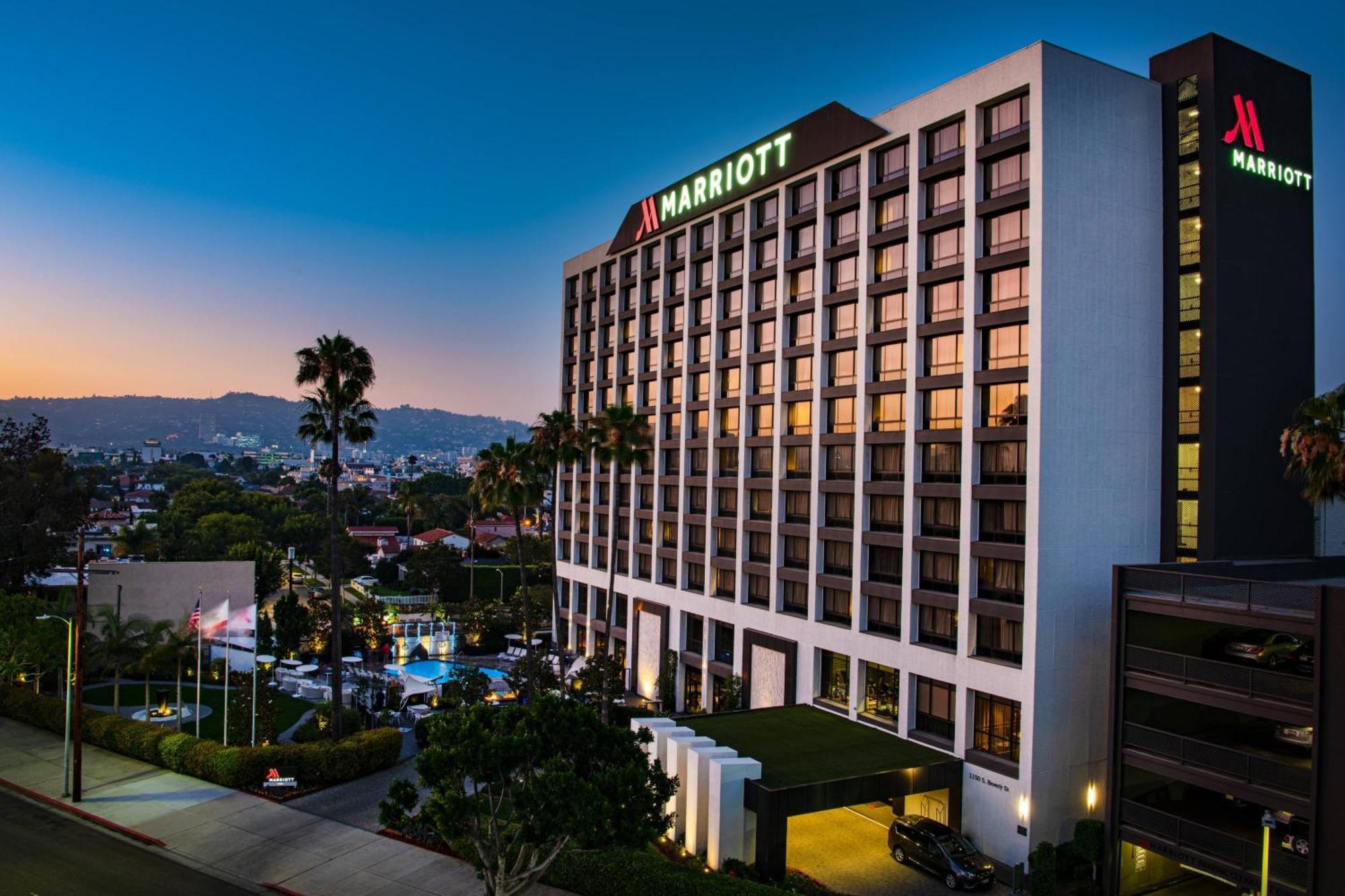 Hotel Beverly Hills Marriott Los Ángeles Exterior foto